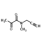 CAS 登录号：154479-00-2， N-甲基-2-氧代-N-(2-丙炔-1-基)丙酰胺