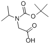 CAS#: 154509-63-4, 2-[(2-Methylpropan-2-Yl)Oxycarbonyl-Propan-2-Ylamino]Acetic Acid