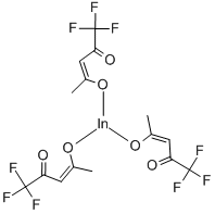 CAS 登录号：15453-87-9， 三(1,1,1-三氟-2,4-戊烷二酮)-铟