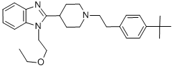 CAS#: 154541-72-7, 2-[1-[2-(4-Tert-Butylphenyl)Ethyl]Piperidin-4-Yl]-1-(2-Ethoxyethyl)Benzimidazole
