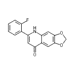 CAS#: 154554-41-3, 6-(2-Fluorophenyl)[1,3]Dioxolo[4,5-g]Quinolin-8(5H)-One