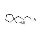 CAS#: 154749-17-4, {1-[(Ethylsulfanyl)Methyl]Cyclopentyl}Methanethiol