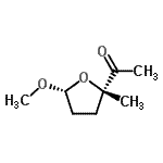 CAS#: 154783-50-3, 1-[(2S,5R)-5-Methoxy-2-Methyltetrahydro-2-Furanyl]Ethanone