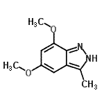 CAS#: 154876-15-0, 5,7-Dimethoxy-3-Methyl-2H-Indazole