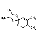 CAS#: 155108-66-0, 6,6-Diethoxy-3,4-Dimethyl-3,6-Dihydro-2H-Pyran