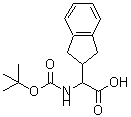 CAS#: 155172-73-9, 2,3-Dihydro-1H-Inden-2-Yl({[(2-Methyl-2-Propanyl)Oxy]Carbonyl}Amino)Acetic Acid