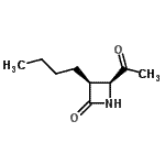 CAS 登录号：155197-98-1， (3S,4S)-4-乙酰基-3-丁基-2-氮杂环丁酮