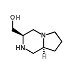 CAS 登录号：155225-19-7， (3R,8aS)-八氢吡咯并[1,2-a]吡嗪-3-基甲醇