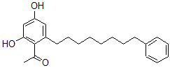 CAS#: 155233-37-7, 1-[2,4-Dihydroxy-6-(8-Phenyloctyl)Phenyl]Ethanone