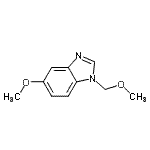 CAS 登录号：155242-61-8， 5-甲氧基-1-(甲氧基甲基)-1H-苯并咪唑