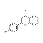 CAS 登录号：155370-03-9， 2-(4-氟苯基)-2,3-二氢-4(1H)-喹啉酮