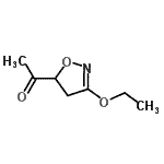CAS#: 155430-82-3, 1-(3-Ethoxy-4,5-Dihydro-1,2-Oxazol-5-Yl)Ethanone