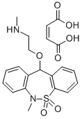CAS#: 155444-07-8, 2-((6,11-Dihydro-6-Methyldibenzo(c,f)Thiazepin-11-Yl)Oxy)-N-Methyl-Ethanamine 5,5-Dioxide(Z)-2-Butenedioate (1:1)