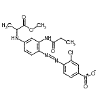 CAS#: 155522-12-6, Methyl N-{4-[(2-Chloro-4-Nitrophenyl)Diazenyl]-3-(Propionylamino)Phenyl}Alaninate