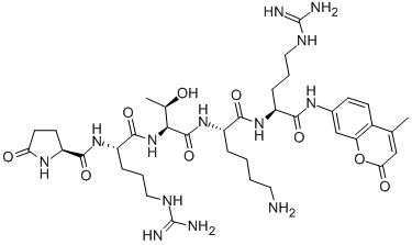 CAS#: 155575-02-3, 5-Oxo-L-Prolyl-L-Arginyl-L-Threonyl-L-Lysyl-N-(4-Methyl-2-Oxo-2H-1-Benzopyran-7-Yl)-L-Argininamide