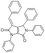 CAS 登录号：155592-98-6， (3Z)-1,4,5-三(苯基)-3-(苯基亚甲基)-4H-吡咯并[4,3-d]吡咯-2,6-二酮