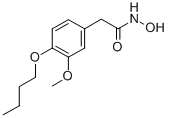 CAS 登录号：15560-61-9， 2-(4-丁氧基-3-甲氧基苯基)乙酰氧肟酸