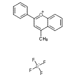 CAS 登录号：155614-08-7， 4-甲基-2-苯基苯并吡喃鎓四氟硼酸盐