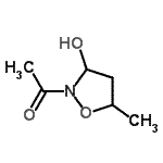 CAS 登录号：155655-67-7， 1-(3-羟基-5-甲基-1,2-恶唑烷-2-基)乙酮