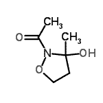 CAS#: 155655-73-5, 1-(3-Hydroxy-3-Methyl-1,2-Oxazolidin-2-Yl)Ethanone