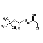 CAS#: 155764-79-7, 2-Methyl-2-Propanyl 2-(2-Chloroethanimidoyl)Hydrazinecarboxylate