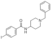 CAS#: 155798-12-2, 4-Iodo-N-[1-(Phenylmethyl)Piperidin-4-Yl]Benzamide
