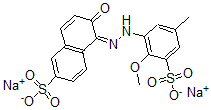 CAS#: 155833-00-4, Disodium (5Z)-5-[(2-Methoxy-5-Methyl-3-Sulfonatophenyl)Hydrazinylidene]-6-Oxonaphthalene-2-Sulfonate