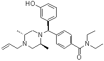 CAS#: 155836-52-5, 4-[(R)-[(2S,5R)-4-Allyl-2,5-Dimethyl-1-Piperazinyl](3-Hydroxyphenyl)Methyl]-N,N-Diethylbenzamide