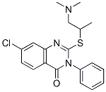 CAS 登录号：15589-23-8， 7-氯-2-[[2-(二甲基氨基)-1-甲基乙基]硫代]-3-苯基喹唑啉-4(3H)-酮