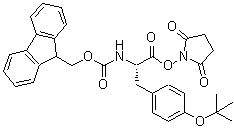 CAS#: 155892-27-6, 2,5-Dioxo-1-Pyrrolidinyl N-[(9H-Fluoren-9-Ylmethoxy)Carbonyl]-O-(2-Methyl-2-Propanyl)Tyrosinate