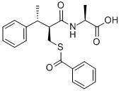 CAS 登录号：156039-69-9， (2S)-2-[[(2S,3R)-2-(苯甲酰基硫基甲基)-3-苯基丁酰基]氨基]丙酸