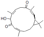 CAS#: 156041-05-3, (4Z,8Z,12Z,14R)-7-Hydroxy-4,8,12,15,15-Pentamethylbicyclo[12.1.0]Pentadeca-4,8,12-Triene-6,11-Dione