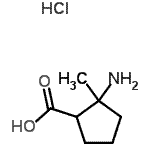 CAS#: 156292-34-1, 2-Amino-2-Methylcyclopentanecarboxylic Acid Hydrochloride (1:1)