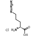 CAS 登录号：156463-09-1， (1R)-4-叠氮基-1-羧基-1-丁烷铵氯化物