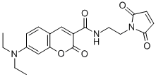 CAS#: 156571-46-9, 7-Diethylamino-N-[2-(2,5-Dioxopyrrol-1-Yl)Ethyl]-2-Oxochromene-3-Carboxamide