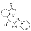 CAS 登录号：156601-79-5， 9-(1H-苯并咪唑-2-基亚磺酰)-4-甲氧基-6,7,8,9-四氢-5H-环庚并[b]吡啶