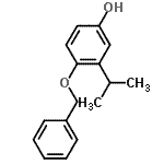 CAS 登录号：156740-94-2， 4-(苄氧基)-3-异丙基苯酚