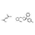 CAS#: 15686-51-8, (2R)-2-{2-[(1R)-1-(4-Chlorophenyl)-1-Phenylethoxy]Ethyl}-1-Methylpyrrolidine (2E)-2-Butenedioate (1:1)