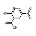 CAS 登录号：156896-47-8， 5-硝基-2-硫代-1,2-二氢-3-吡啶羧酸
