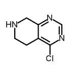 CAS#: 156972-80-4, 4-Chloro-5,6,7,8-Tetrahydropyrido[3,4-d]Pyrimidine