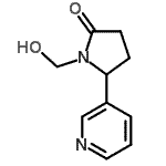 CAS#: 157129-55-0, 1-(Hydroxymethyl)-5-(3-Pyridinyl)-2-Pyrrolidinone