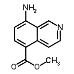 CAS#: 157252-30-7, Methyl 8-Amino-5-Isoquinolinecarboxylate