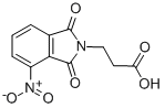 CAS 登录号：15728-05-9， 3-(4-硝基-1,3-二氧代-1,3-二氢-异吲哚-2-基)-丙酸