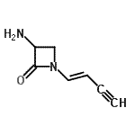 CAS 登录号：157432-01-4， 3-氨基-1-[(1E)-1-丁烯-3-炔-1-基]-2-氮杂环丁酮