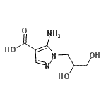 CAS#: 157436-82-3, 5-Amino-1-(2,3-Dihydroxypropyl)-1H-Pyrazole-4-Carboxylic Acid