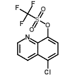 CAS#: 157437-38-2, 5-Chloro-8-Quinolinyl Trifluoromethanesulfonate