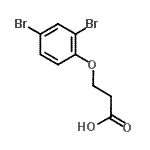 CAS 登录号：15773-91-8， 3-(2,4-二溴苯氧基)丙酸