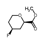 CAS#: 157919-83-0, Methyl (2R,4S)-4-Fluorotetrahydro-2H-Pyran-2-Carboxylate
