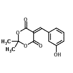 CAS#: 15795-58-1, 5-(3-Hydroxybenzylidene)-2,2-Dimethyl-1,3-Dioxane-4,6-Dione