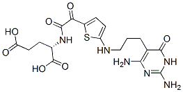 CAS#: 158010-68-5, N-[[5-[[3-(2,6-Diamino-1,4-Dihydro-4-Oxo-5-Pyrimidinyl)Propyl]Amino]-2-Thienyl]Carbonyl]-L-Glutamic Acid
